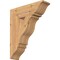 Ekena Millwork Funston Traditional Smooth Bracket, Western Red Cedar, 5 1/2"W x 20"D x 24"H BKT06X20X24FST01SWR - alternate 1
